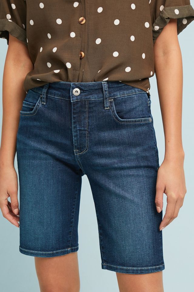 Pilcro High-Rise Slim Bermuda Shorts #2