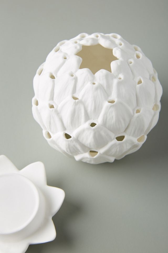 Porcelain Artichoke Votive #1