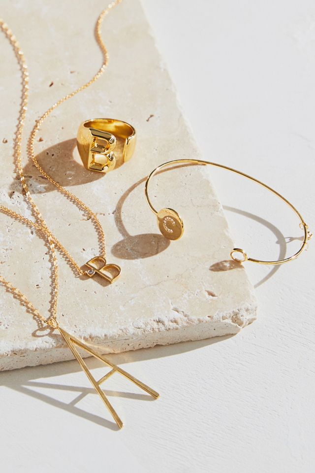 Monogram Wrap-Around Ring #4