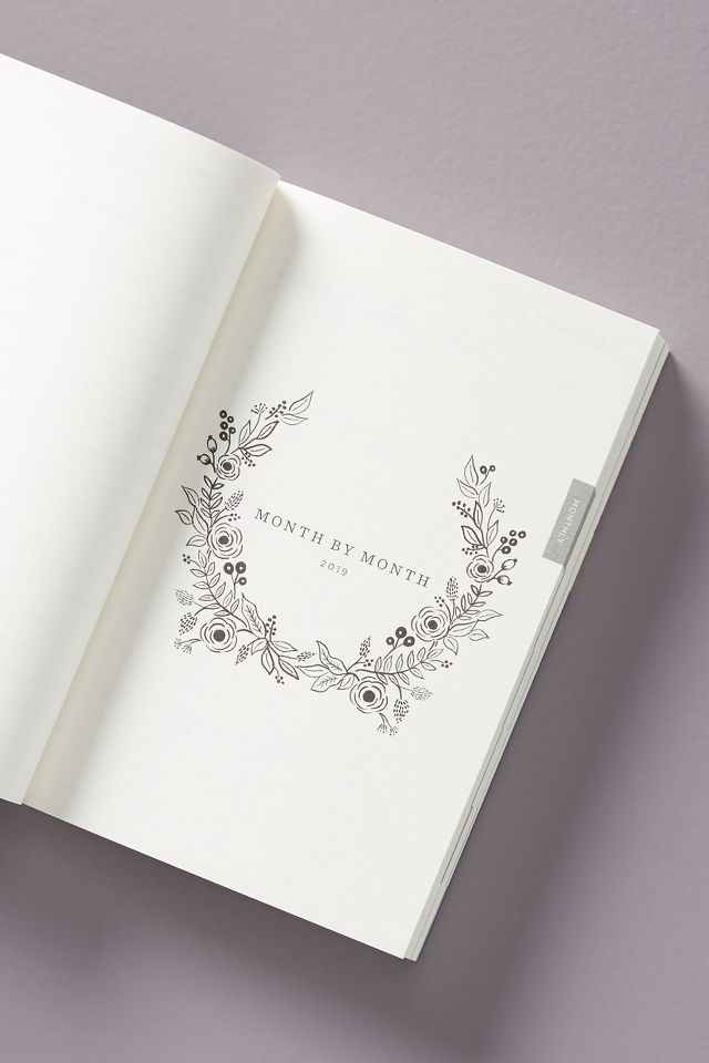 Rifle Paper Co. Juliet Rose 12-Month Planner | AnthroLiving