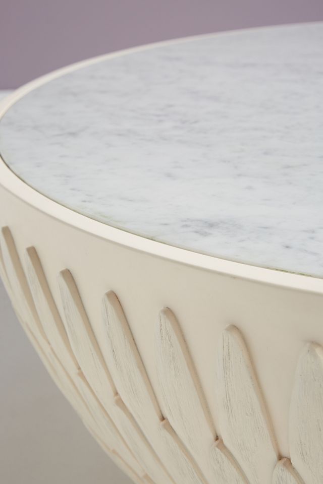 Feather Collection Drum Coffee Table #3