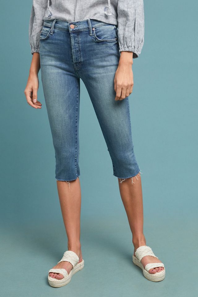 MOTHER The Stunner Knicker High-Rise Frayed Jeans #3