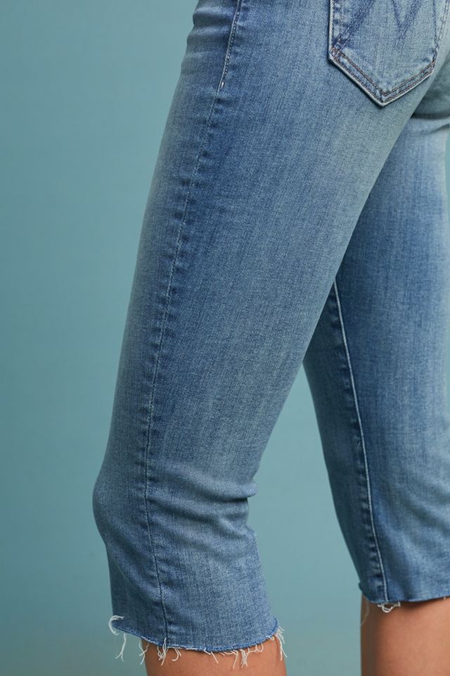 MOTHER The Stunner Knicker High-Rise Frayed Jeans #4