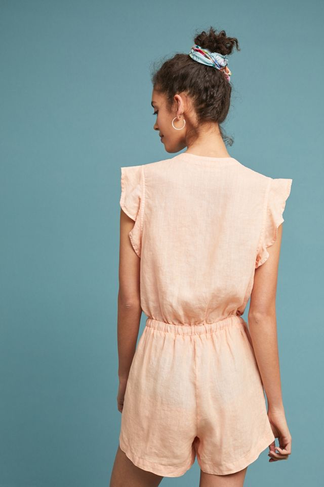 Cloth & Stone Linen Romper #1