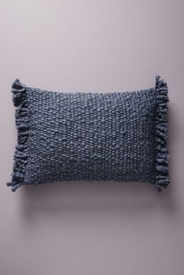 Fringed Knit Pillow