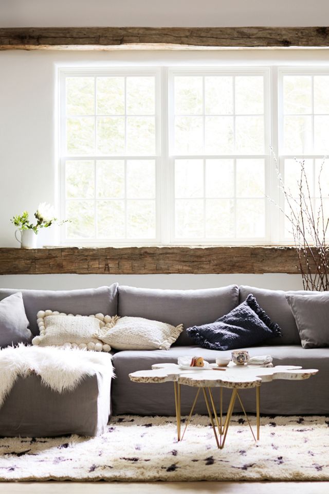 Fringed Knit Pillow #4