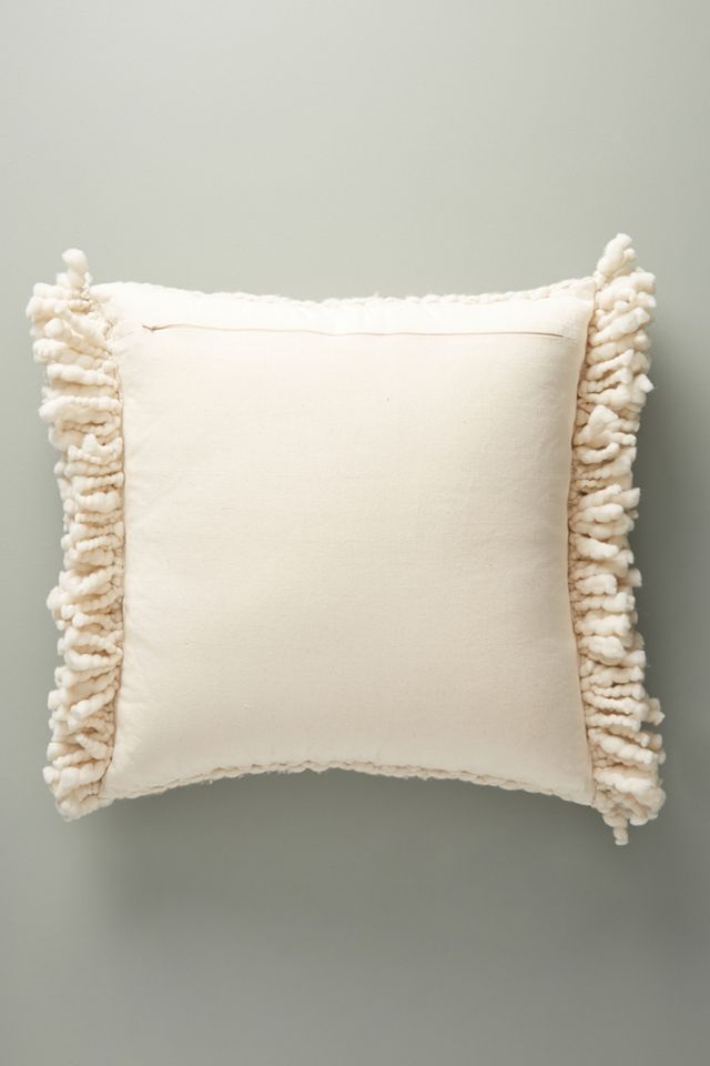 Fringed Knit Pillow #2