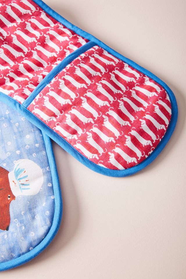 Dachshund Double Oven Mitt #2