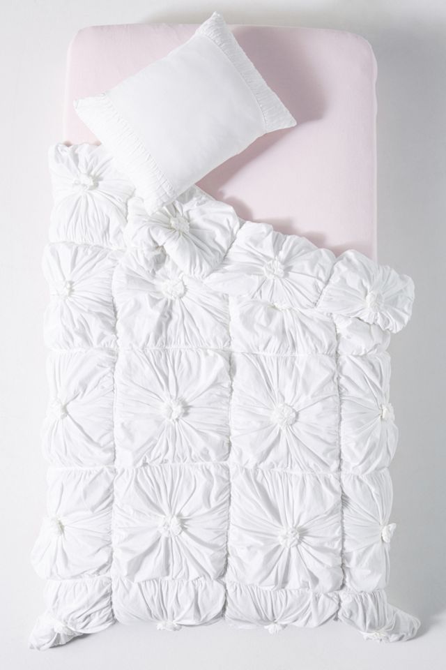 Organic Rosette Toddler Quilt #3