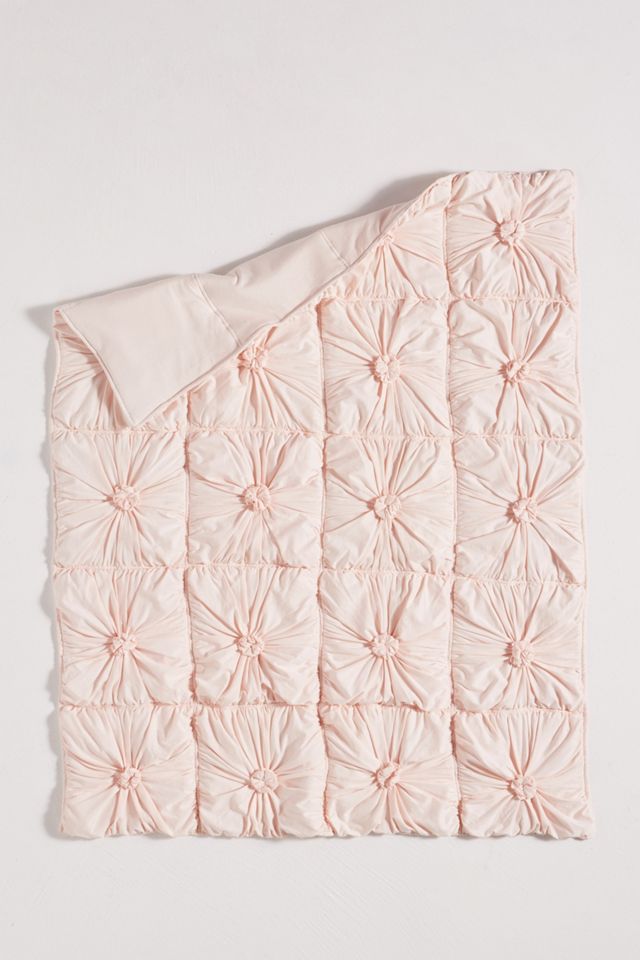 Organic Rosette Toddler Quilt #2