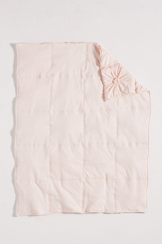 Organic Rosette Toddler Quilt #3
