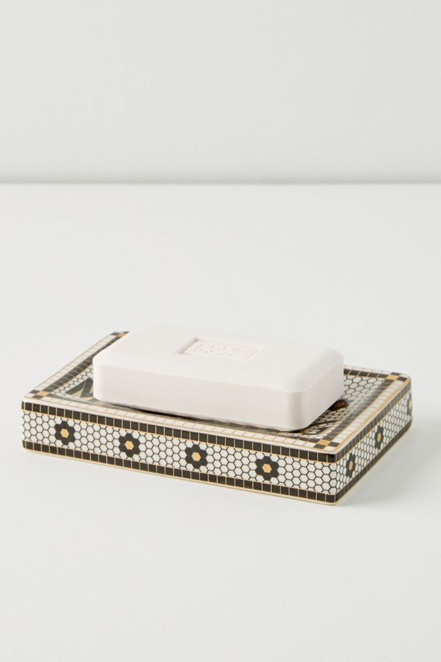 The Bistro Tile Stoneware Bath Collection #5