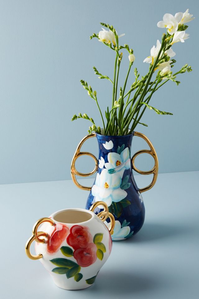 Watercolor Garden Vase #2