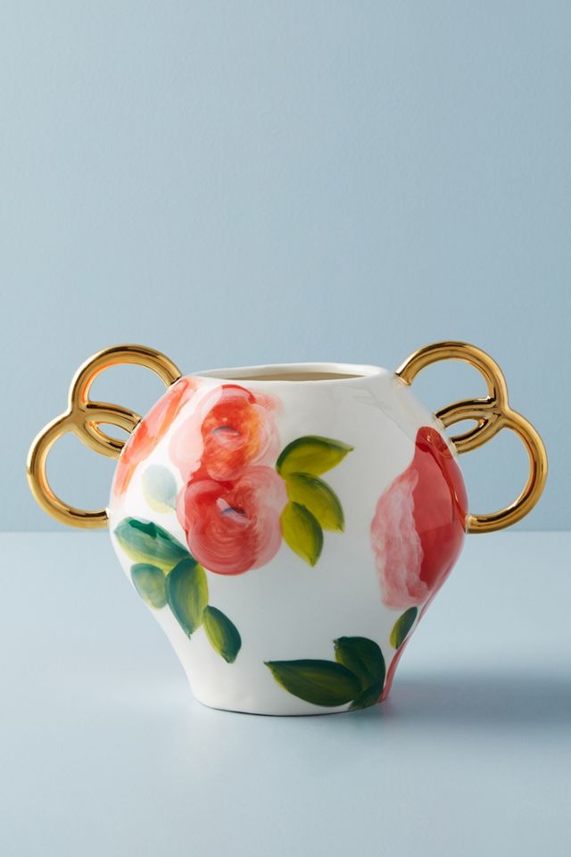 Watercolor Garden Vase