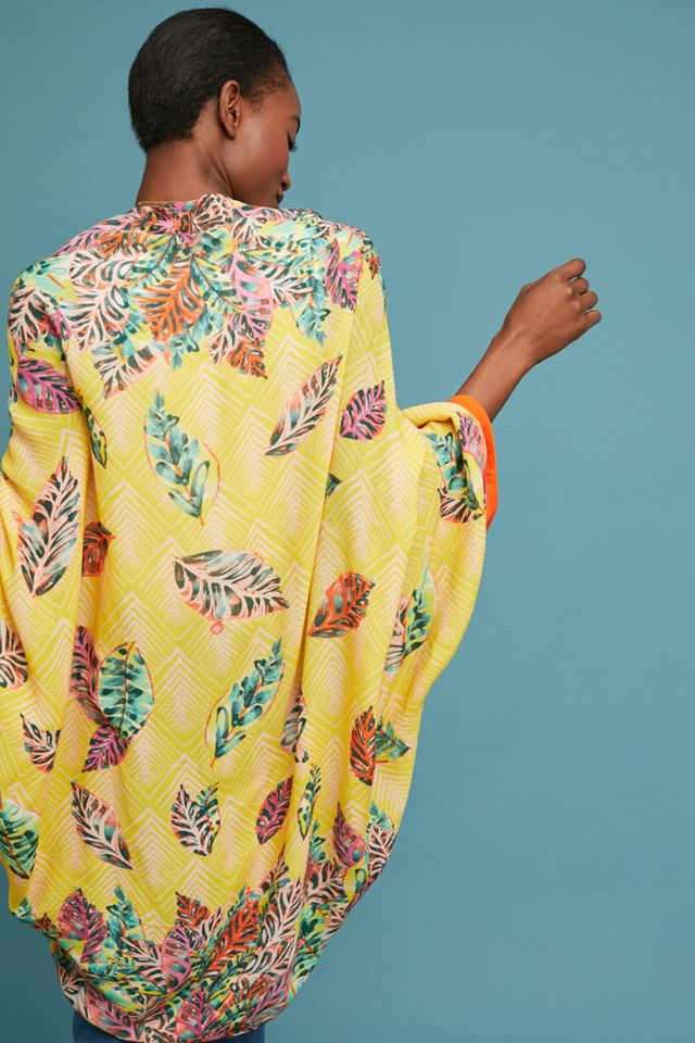Falling Leaves Cocoon Kimono #1