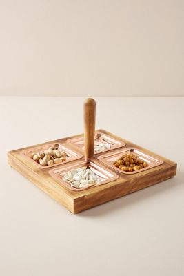 Crescent Tray + Serving Dishes Se