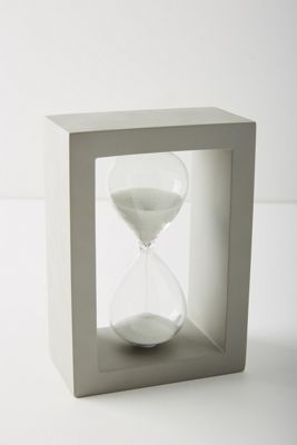 Handmade Cement Hourglass