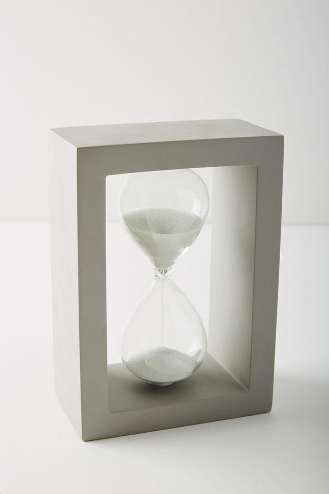 Handmade Cement Hourglass