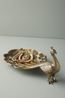 Peacock Trinket Tray