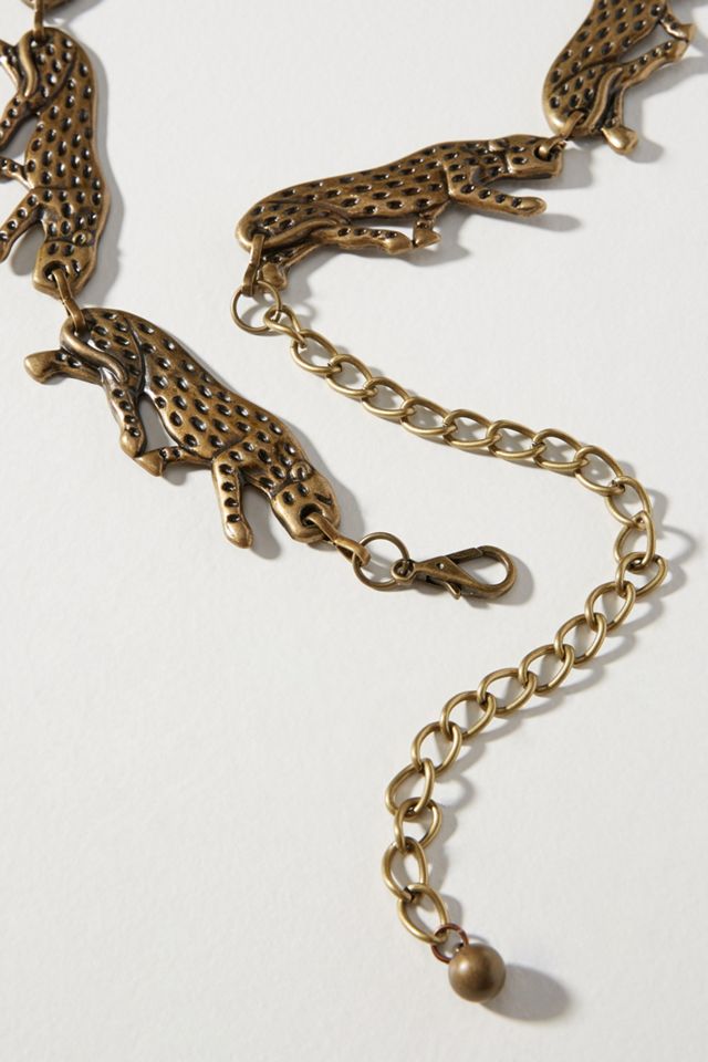 ANTHROPOLOGIE / LOVESTRENGTH Jada Cheetah Chain Belt 20240511_00027_1_8815fdae-0082  main image 3