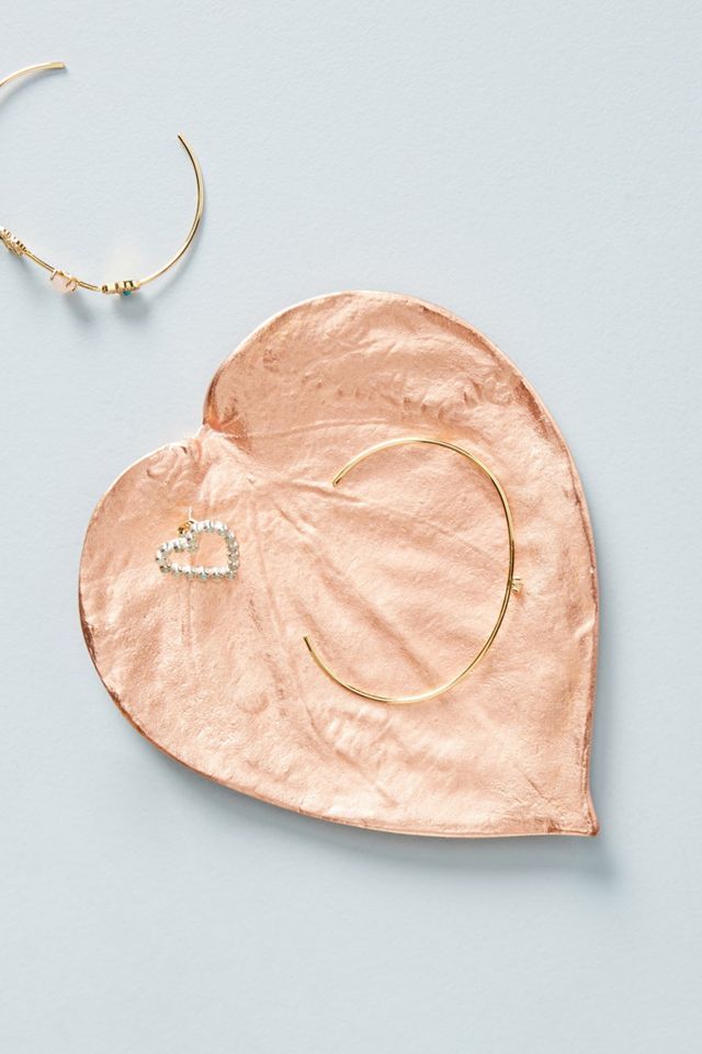 Copper Leaf Trinket Dish #1