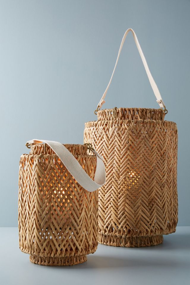 Rattan Lantern | Anthropologie