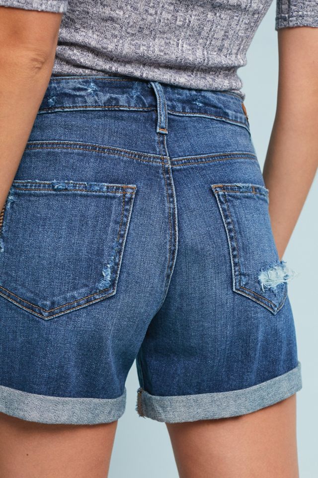 Paige Parker High-Rise Denim Shorts #1