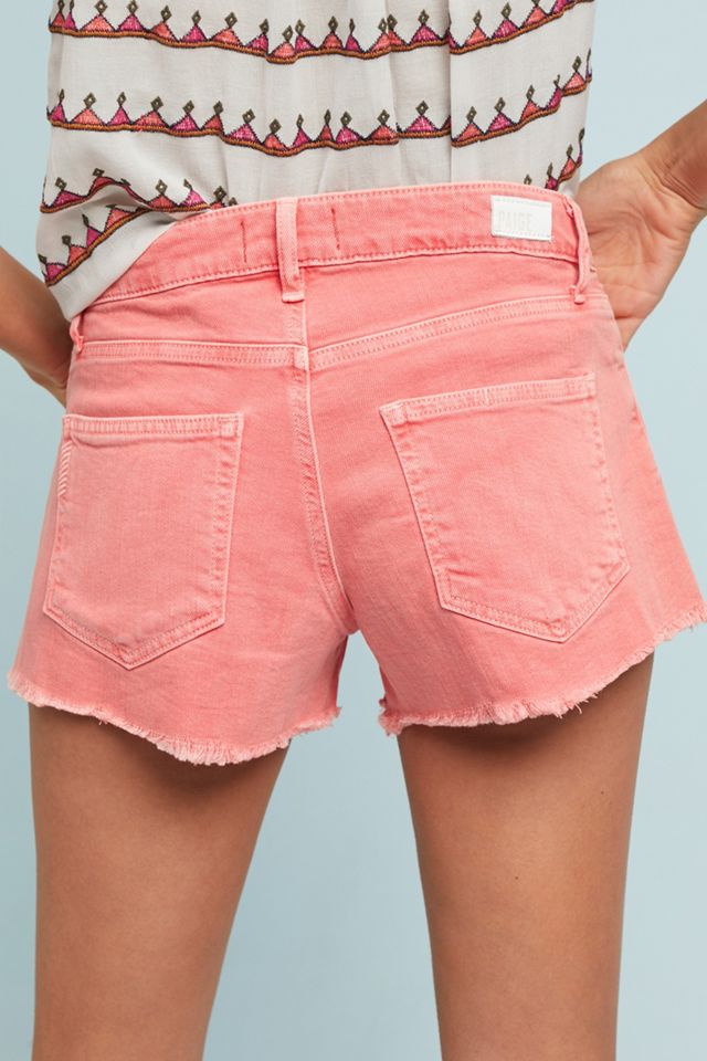 Paige Emmitt High-Rise Cutoff Denim Shorts #3