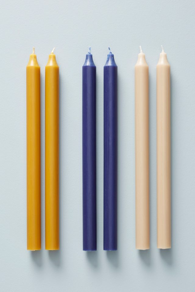 Smokeless Taper Candles, Set of 6 #1