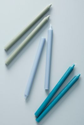 Smokeless Taper Candles, Set of 6