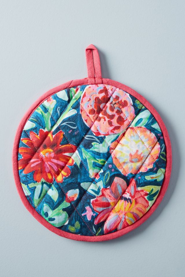 Emma Floral Potholder #1