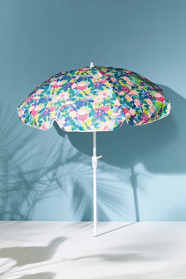 Gables Floral Outdoor Umbrella | AnthroLiving