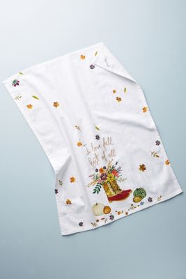 Lindsay Brackeen I Love Fall Best of All Dish Towel