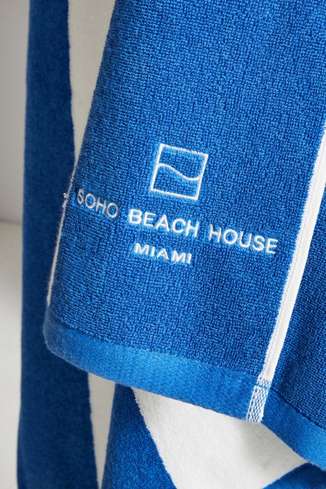 Soho Home Istanbul Striped Beach Towel #1