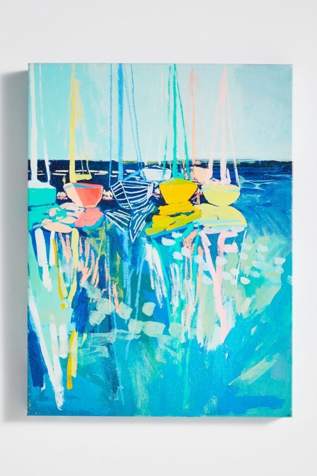 Sailboats Canvas Wall Art #1