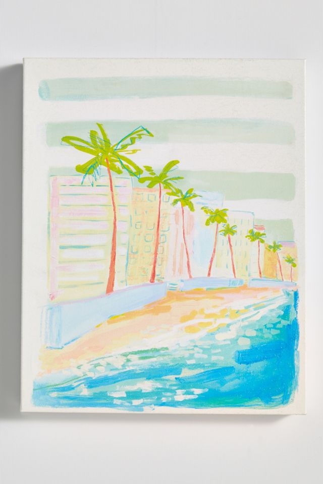 Palm Trees Canvas Wall Art #1