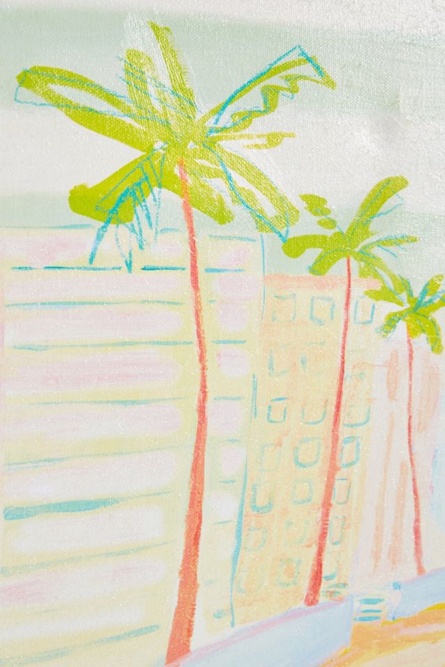 Palm Trees Canvas Wall Art #2