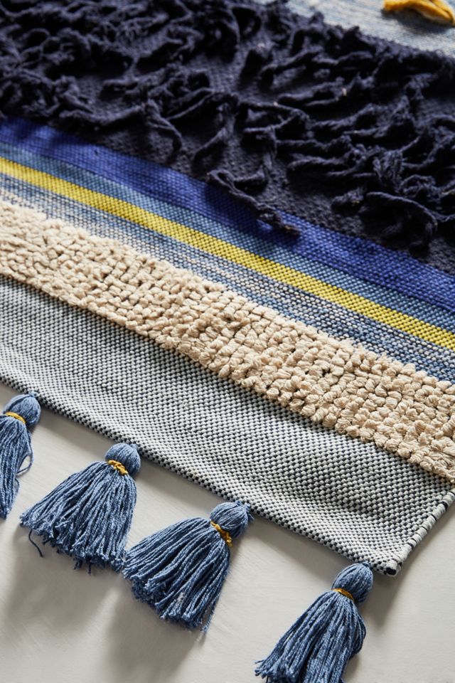 All Roads Texture-Striped Flatweave Rug #2
