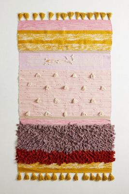 All Roads Texture-Striped Flatweave Rug