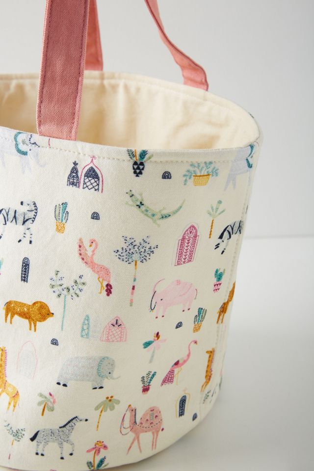 Paper & Cloth Safari Storage Bin #3