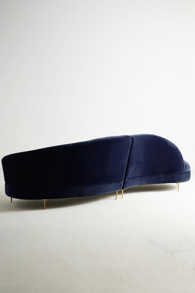 Grace Serpentine Two-Piece Right Sectional #1