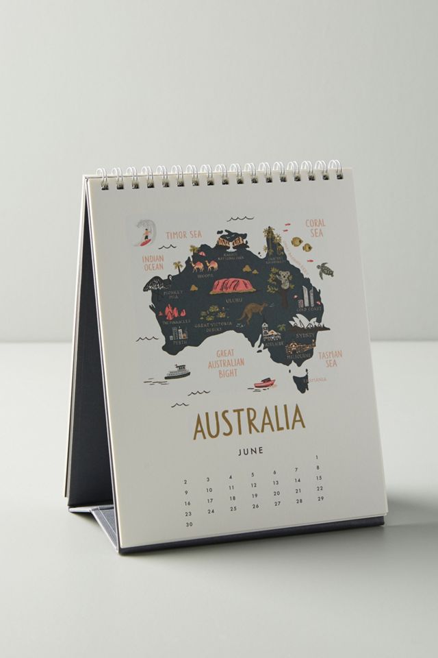 Rifle Paper Co. Maps Desk Calendar #2
