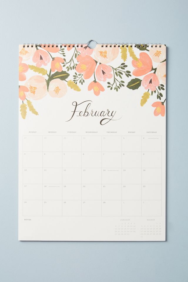 Rifle Paper Co. 2019 Vertical Appointment Calendar #2