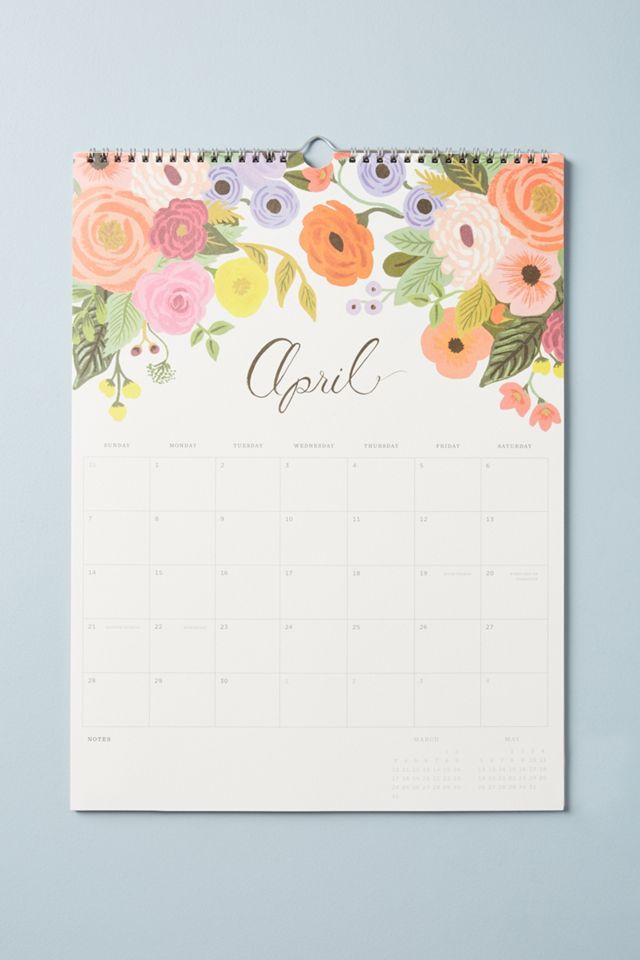 Rifle Paper Co. 2019 Vertical Appointment Calendar #3