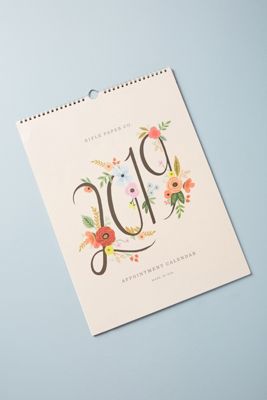 Rifle Paper Co. 2019 Vertical Appointment Calendar