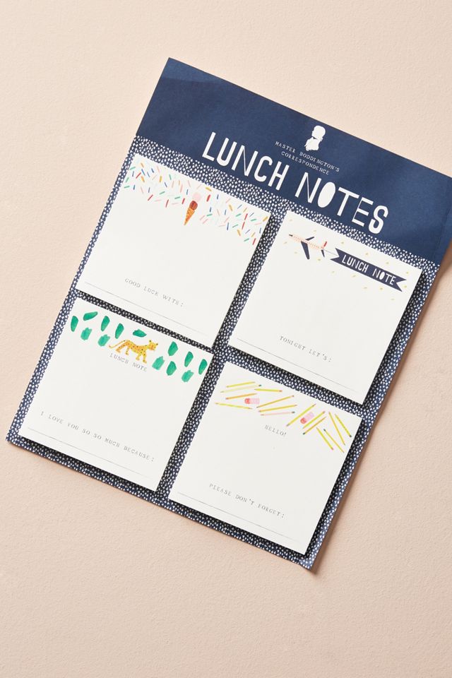 Lunch Box Notes Set