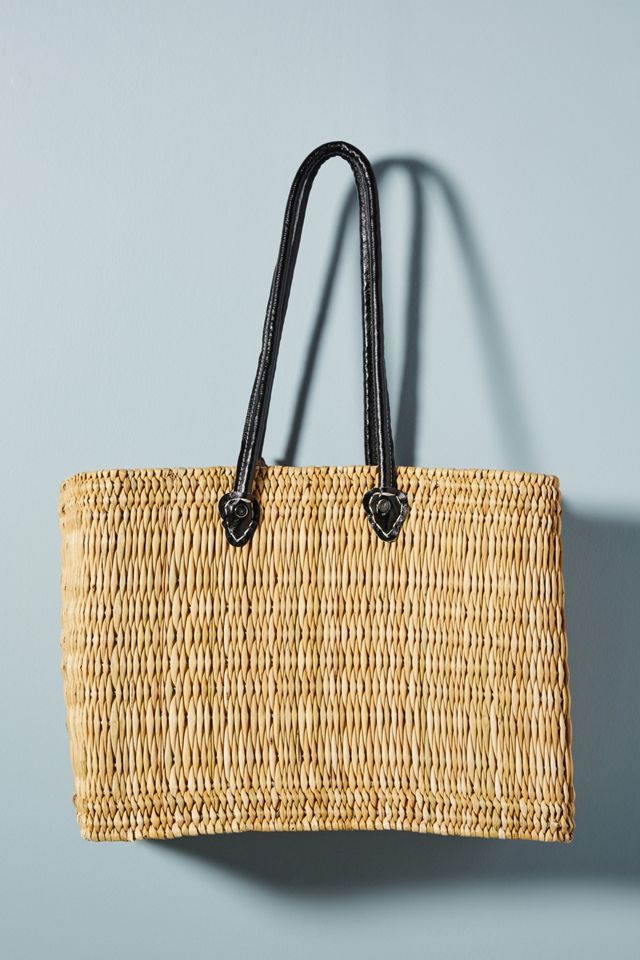 Jane Straw Tote Bag #1