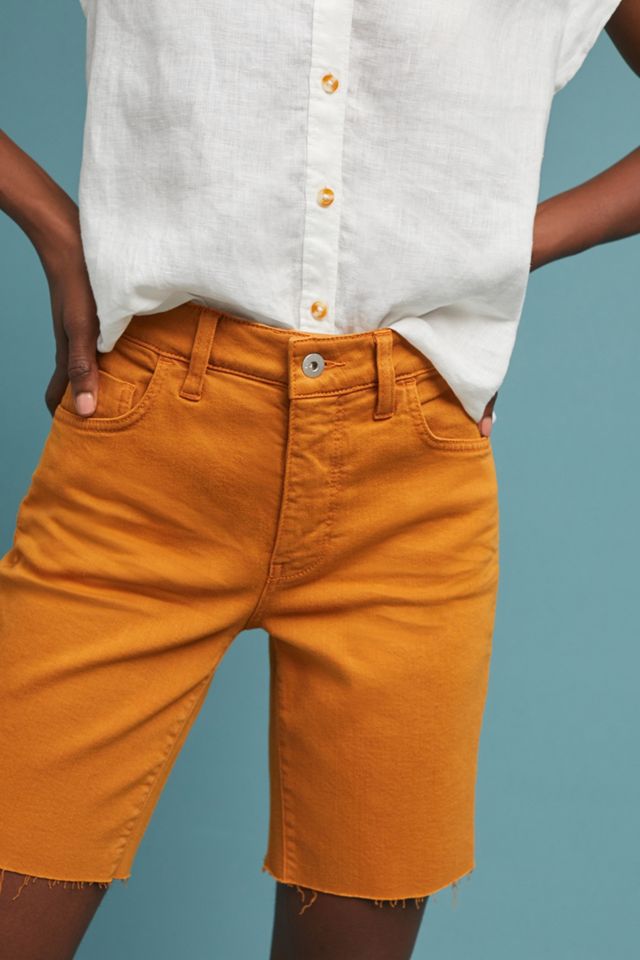 Pilcro Mid-Rise Denim Bermuda Shorts #2