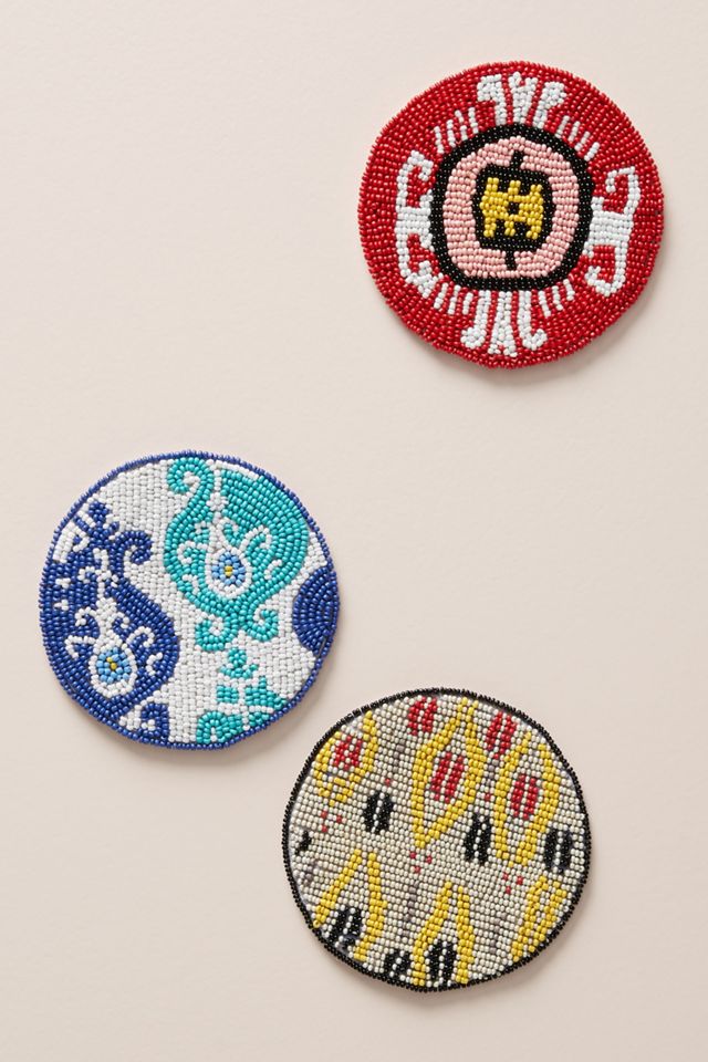 Beaded Coaster #2