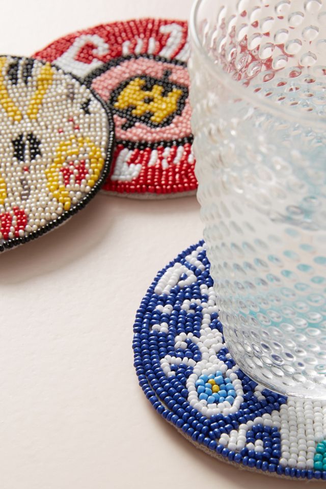 Beaded Coaster #1